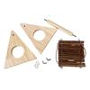 Hamster Swing Hammock Wooden Hamster Swing Toy Cage Accessories for Chinchilla Rat Gerbil Dwarf Hamster Pet Supplies