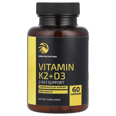 Vitamin K2 + D3, 60 Capsules