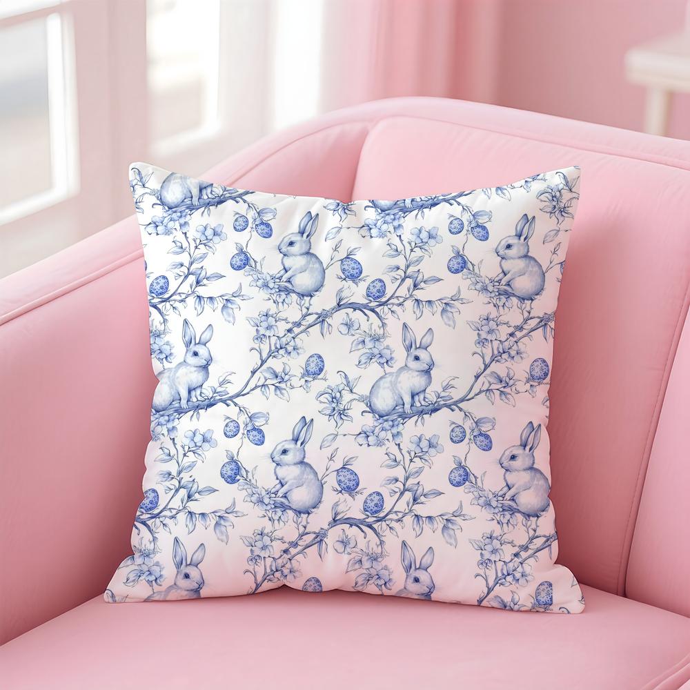 Chinoiserie pattern Funy Abstract Art Cushion Cover Linen Pillowcase Cover Soft Decor for Sofa Home Room