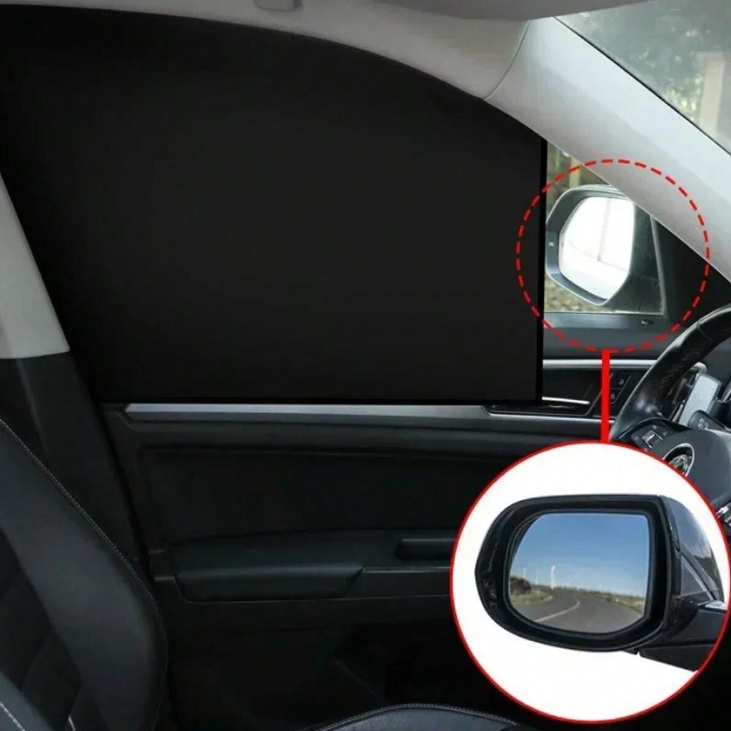 Magnetic Car Curtain Sunshade Side Window UV Protector Universal Auto Sun Visor All Season Use