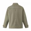 Unisex Vintage Streetwear Double-Breasted Workwear Jacket Cotton Blend Loose Fit Outerwear