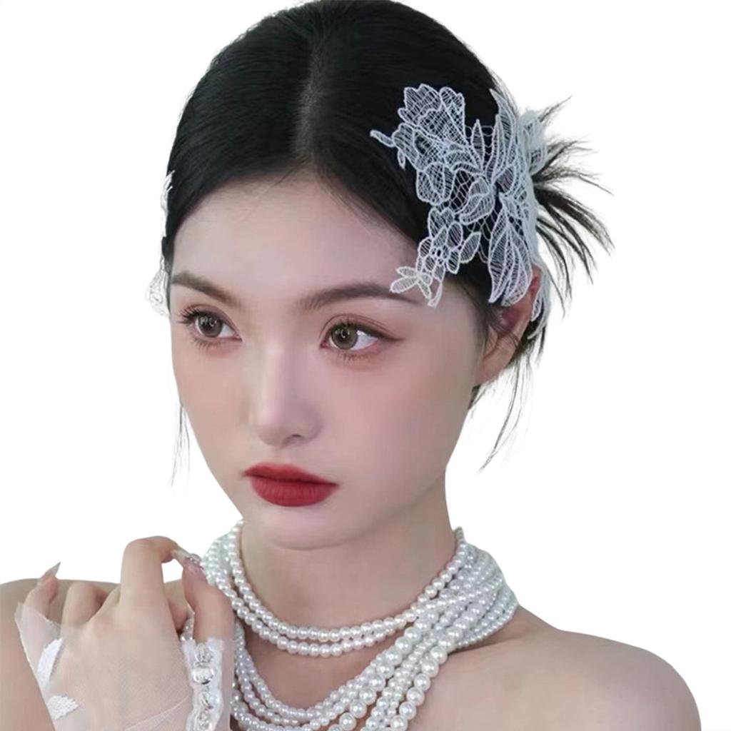 Retro Bride Flower Headwear DIY Handmade Bridal Veil Accessories for Dress Hairstyle Making Tools