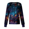 Women's Casual Long Sleeve Single Breasted  Printed Dry-nurse Top