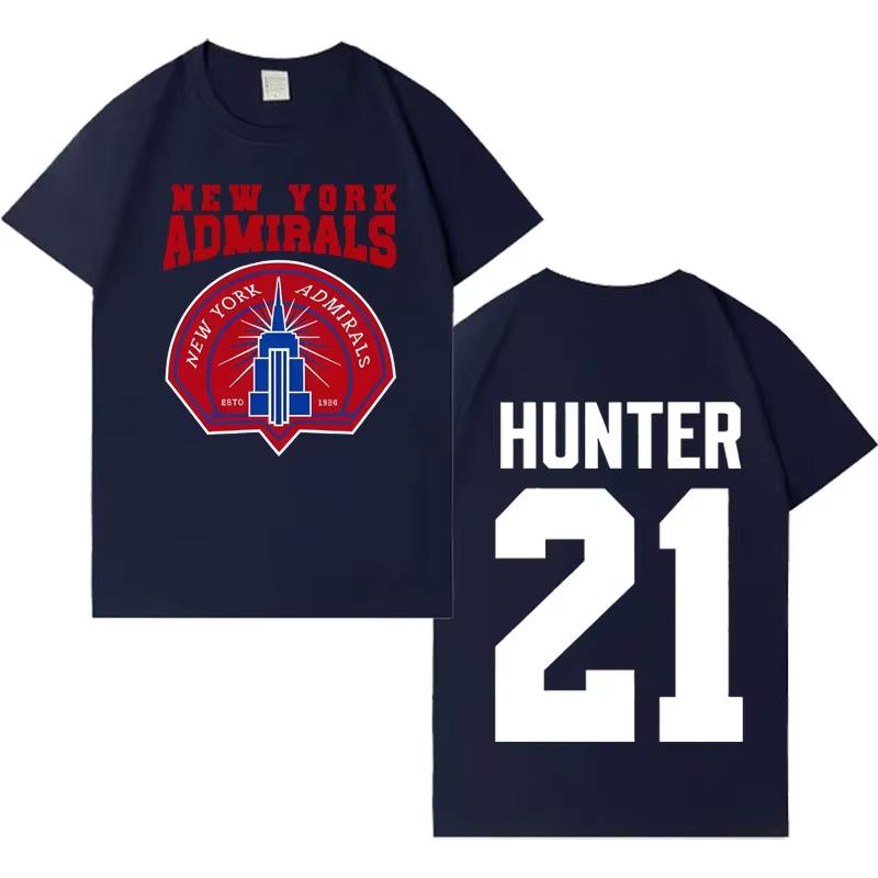 Heated Rivalry Scott Hunter 21 New York Admirals Trendy T Shirt 2026 Men Women Casual Tshirt Cozy Aesthetic Shortsleeved top