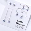 Evil Eye Retro Earrings: Ethnic Style for Women - Mini Japanese & Korean Design