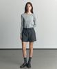 KNOWNBETTER Essential Wool Blend Short [Knfw06Pt05]_Gray