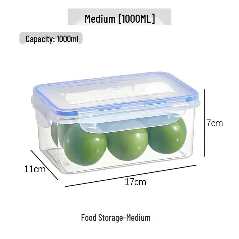 Plastic Food Storage Container Medium 1000ML