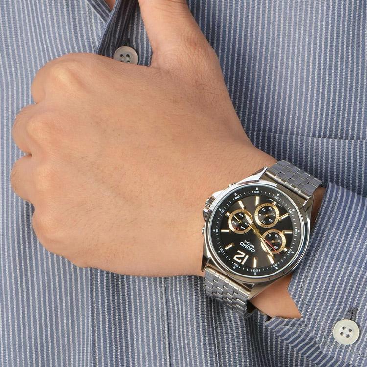 CASIO Men Standard Series 41.1mm Black Watch MTP-E303D-1AVDF
