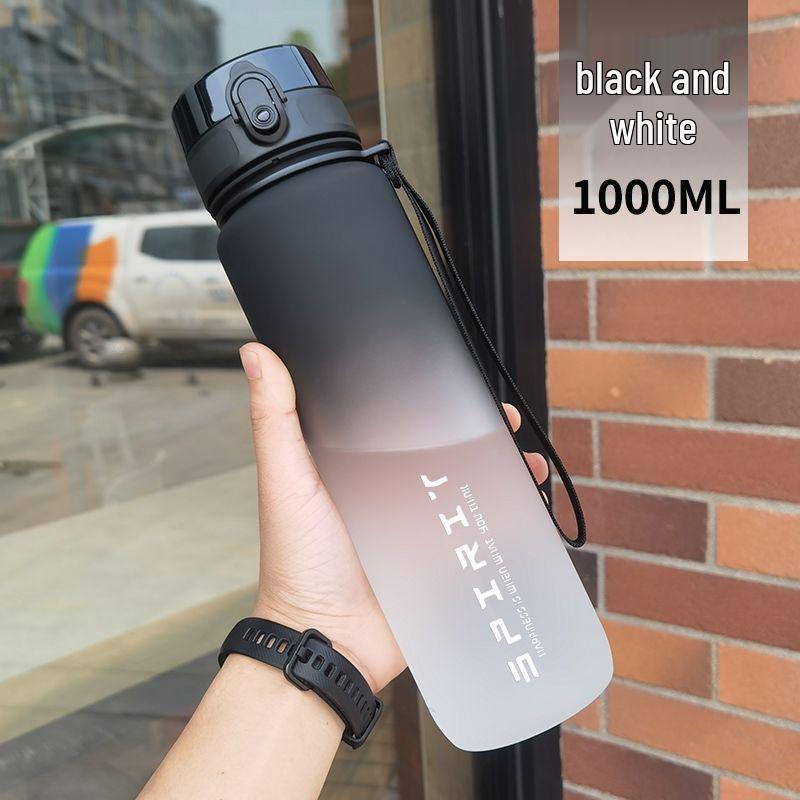 2025 Gradient Large Capacity Portable Water Bottle for Students - Unisex Fitness Cycling Companion