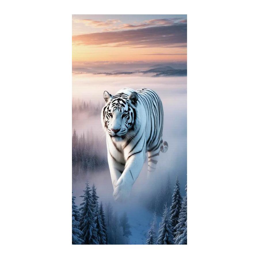 Morning Fog Tiger Large Size Diamond Painting New Collection Wild Animals Diy Full Drill Rhinestone Embroidery Mosaic Cross Stitch Kits