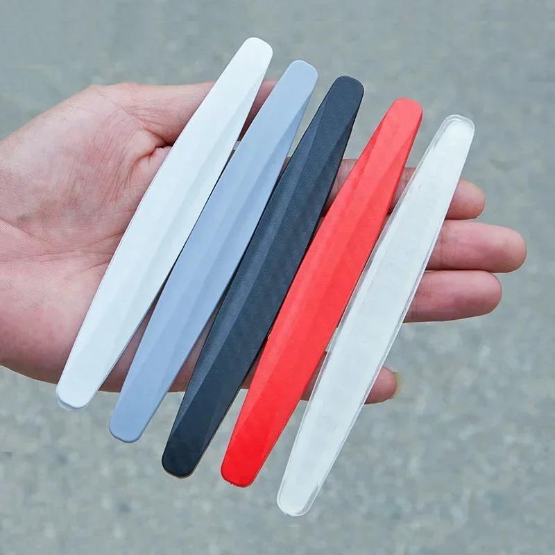 Anti Collision Car Bumper Guard Strip 4Pcs Front Rear Protection Strips Scratch Protector Crash Blade Auto Accessories