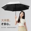Automatic Umbrella, Large Umbrella, Dual-purpose Parasol, Enlarged, Thickened and Reinforced Men's Sunscreen, Vinyl Sun Umbrella Women