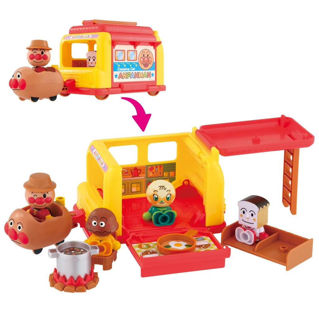 Anpanman First House Doll Exciting Campervan 2 years and Set (Recommended age up)