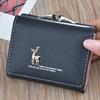 Women Wallets Short  Deerlet  Coin Purse Card Holder Bag