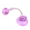 Dog Suction Cup Teething Toy with Treat Dispenser TPR Chew Ball for Small Medium
