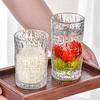 240ml/340ml Glasbecher mit Rindenmuster Kreative Saft-Milch-Getränkebecher Cocktailglas Modernes Weinglas Wasserflasche Kaffeegeschirr