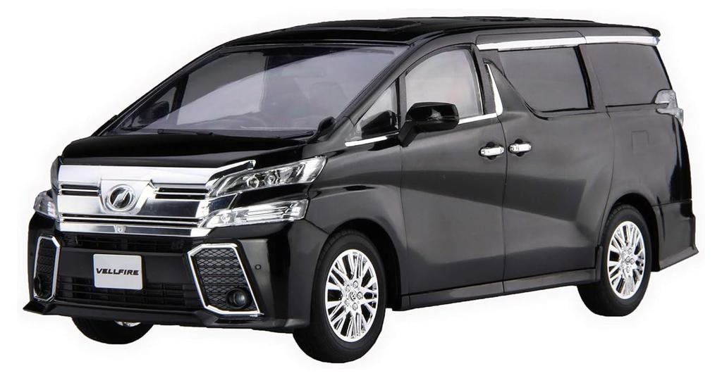 Car NEXT Series Vellfire ZA G EDITION Plastic Model Kit 1/24 No.1 (Black)