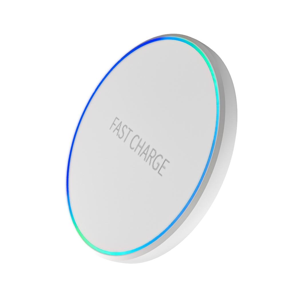 30W MINI Wireless Charger Pad For iPhone 17 16 15 14 Samsung Xiaomi Phone Led Light Induction Type C Fast Charging Dock Station