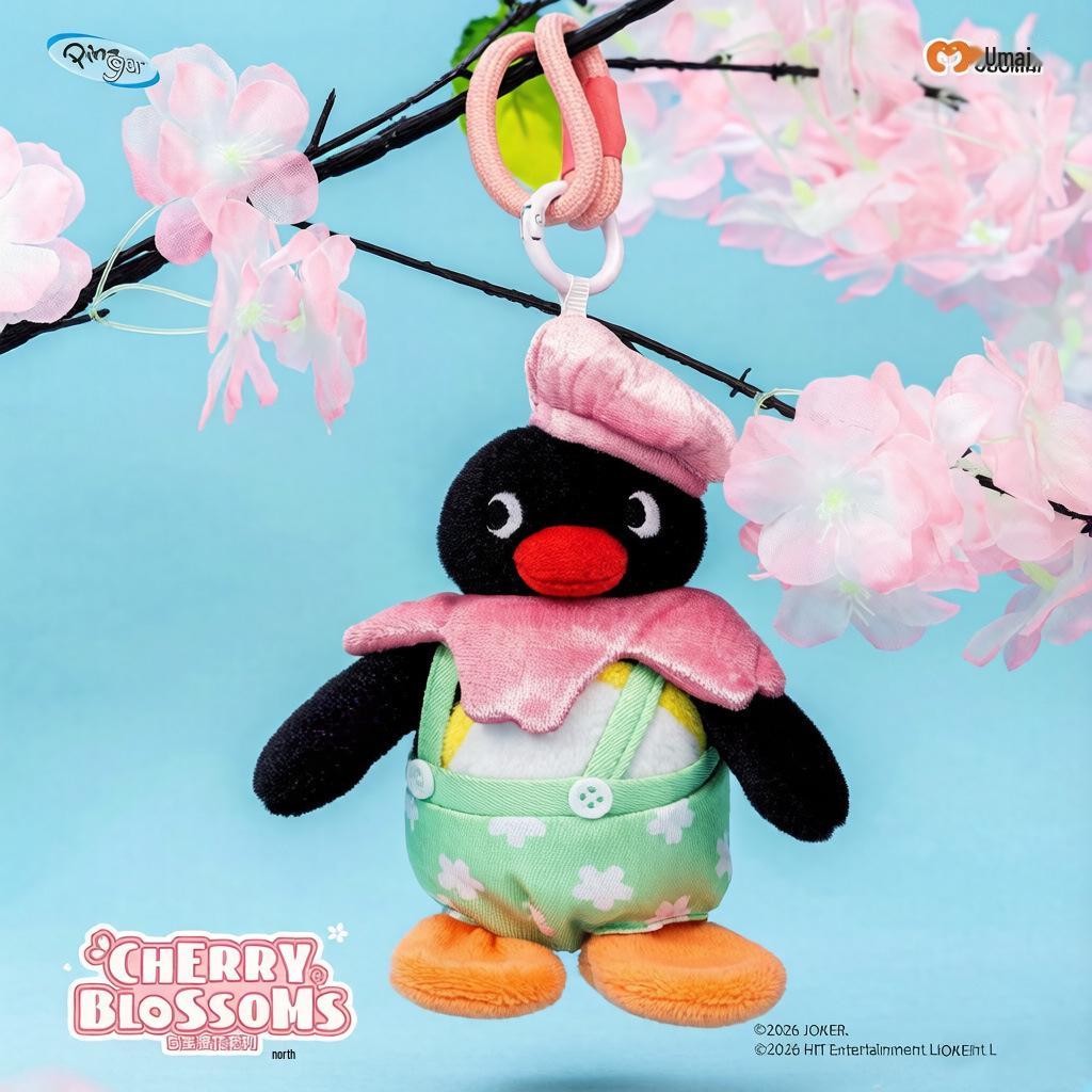 Portachiavi Peluche Pinguino Originale Bambola Ornamento per Zaini
