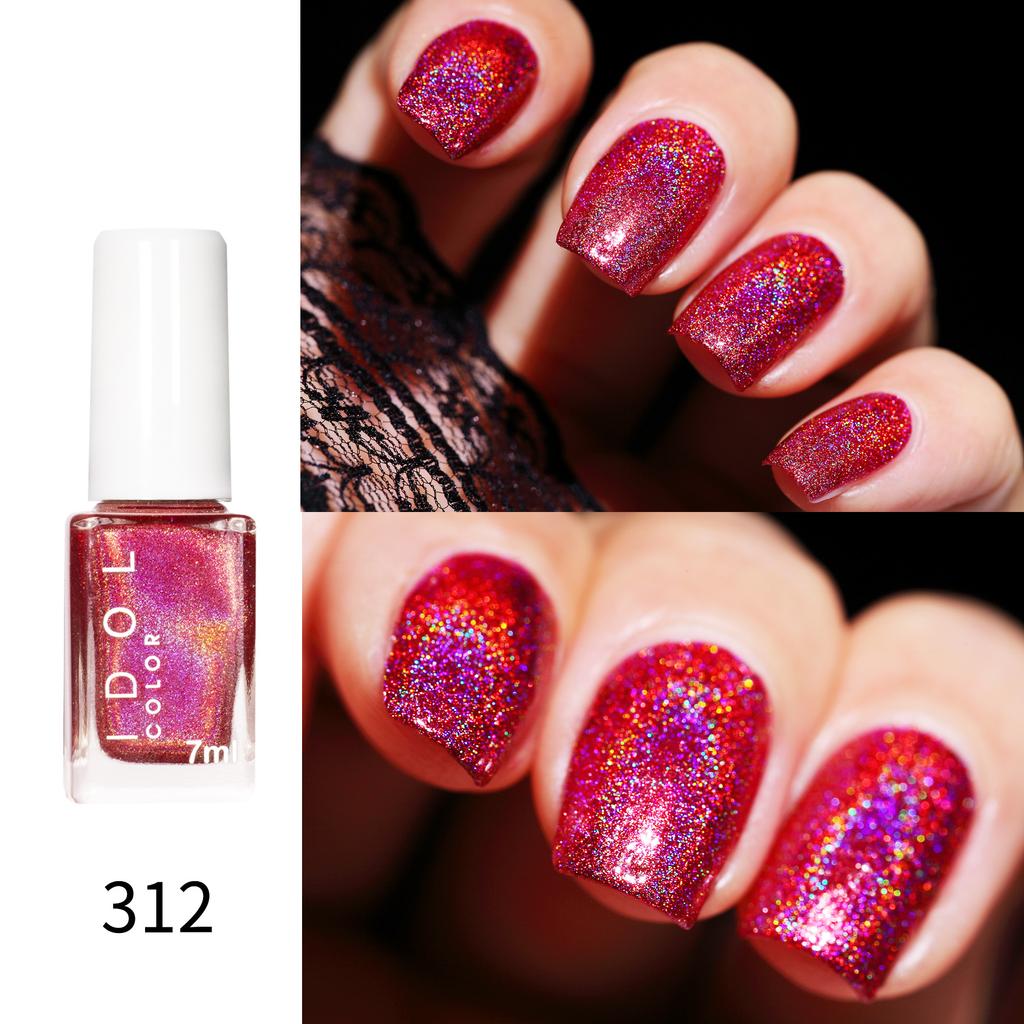 Laser Nail Polish No-bake, Long-lasting, Non-peeling, Quick-drying, Flash Diamond, Nail Polish Sequins