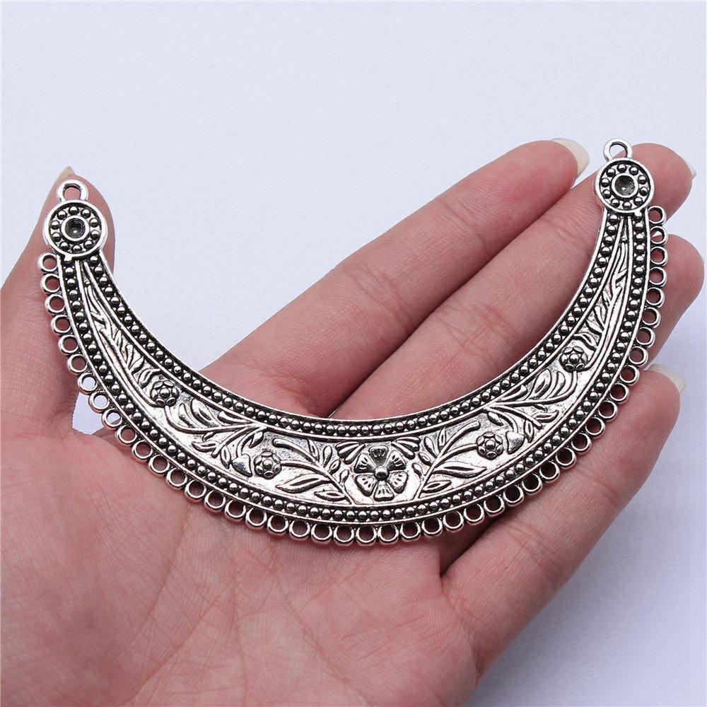 Accessories Parts Curved Necklace Connector Minimalist Jewelry Components QA013