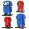 MOOXI Tecknad Serie MOC Klossar Anime BrickHeaded Set Vuxna Modell Byggklossar Barnleksaker För Barn Födelsedagspresenter LG1003