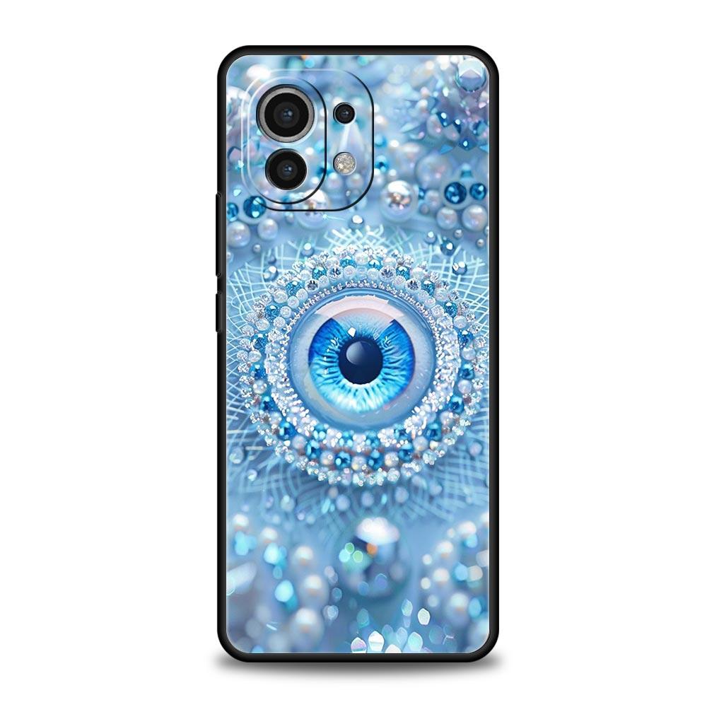 Fashion Eyelashes Eyes Phone Case Cover for Xiaomi Mi 17 15 14 13 12 11 Ultra 15T 14T 13T 12T 11T Pro Lite 5G Soft TPU Shell Bag
