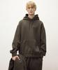 Il Corso Washed Essentials Hoodie Dark Brown Iets5F202W3