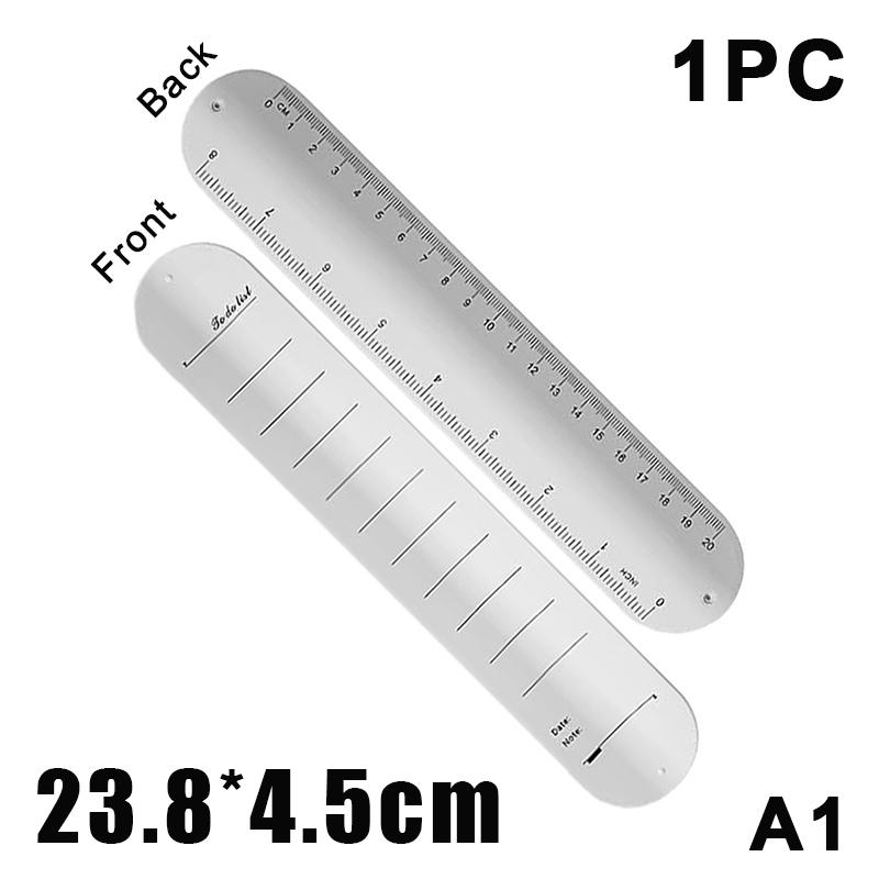 Silicone Wristband Wristband Notebook Reusable Erasable To-Do List Bracelet Curve Ruler Multi-Functional