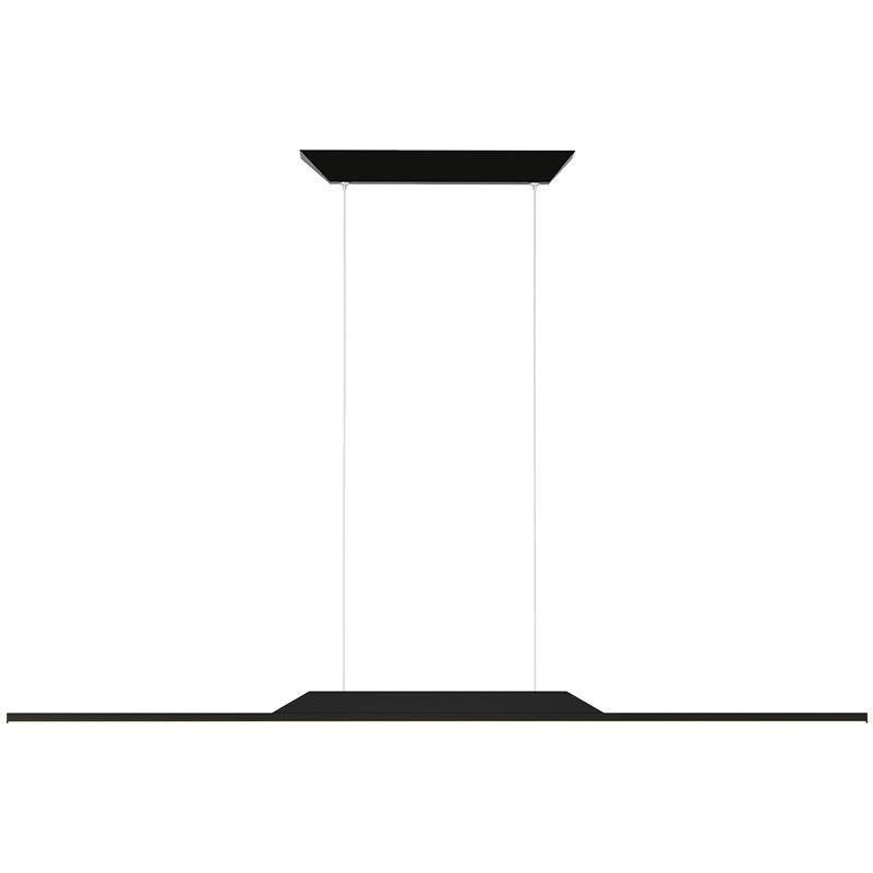 Nordic Minimalist LED Pendant Light - Sleek, Single-Line Design for Dining Room, Study, Bar, or Office.