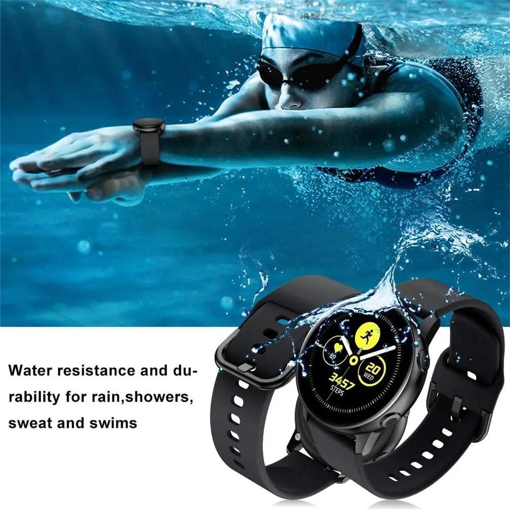 18mm 20mm 22mm Silicone Strap Watchbands For Samsung Galaxy Watch 42m 46mm Active 2 Gear S2 S3 Honor Amazfit BIP Huawei Watch Gt 2 Bracelet Wristband