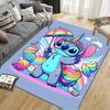 1pc Stitch Pattern Area Rug Soft Flannel Floor Mat for Living Room,Office,Bedroom and Carpet,Sofa Coffee Table Floor Mat