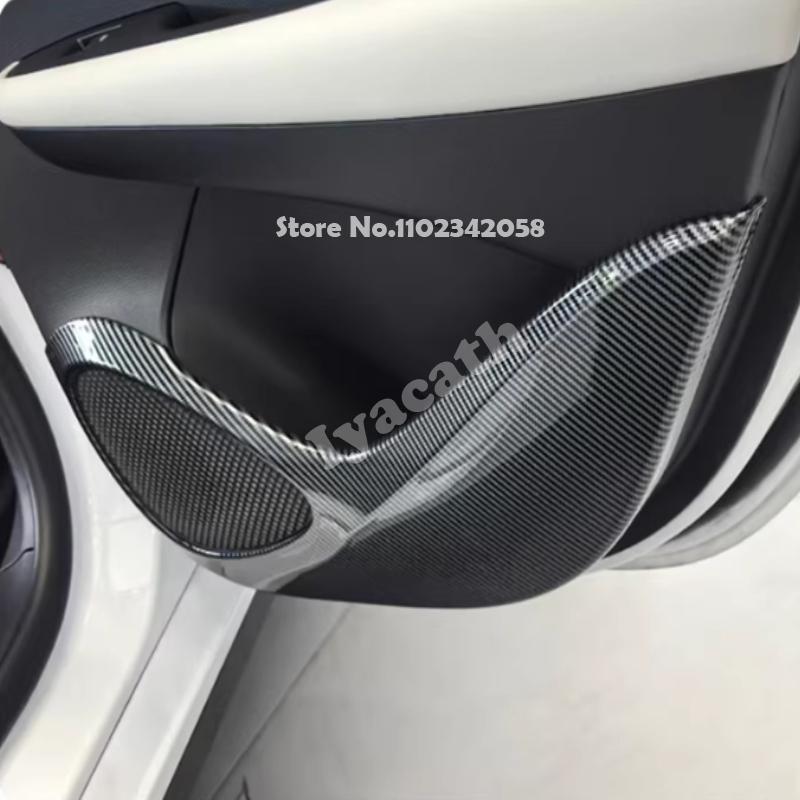 For Seal 05 /Seal 5 DM-i 2025 2026  ABS carbonfiber interior  Side Door panle Door Anti-kick Mat Anti-Dirty Protector Cover Trim