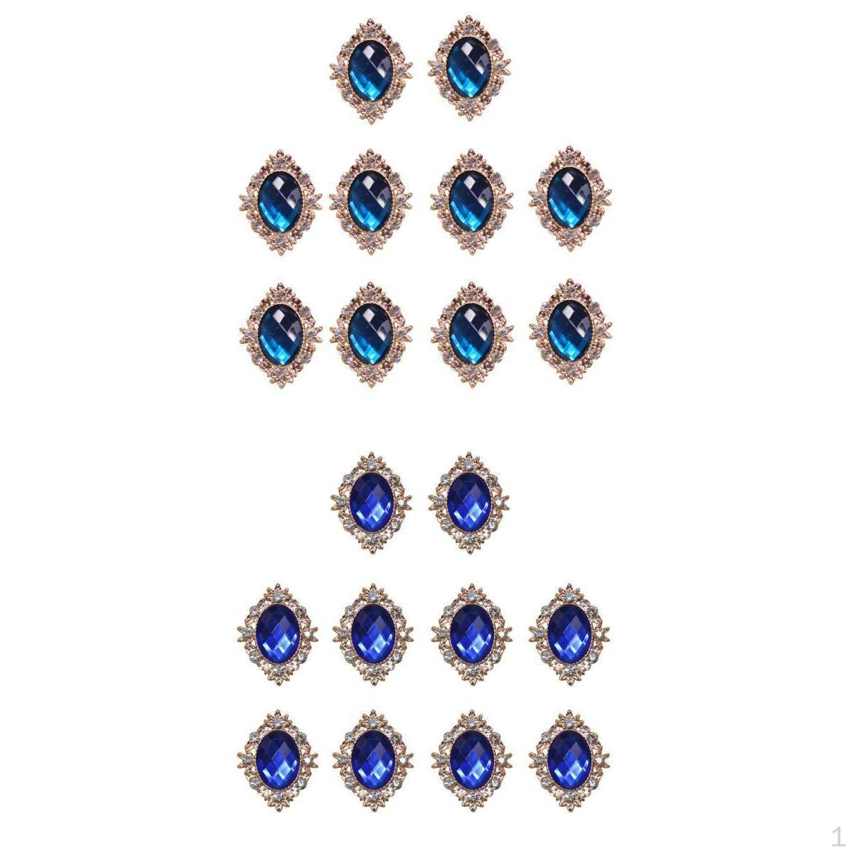 

20 Pieces Flat Back Buttons Wedding Crafting Handcrafts Decoration Bags Ornaments Scrapbook Button