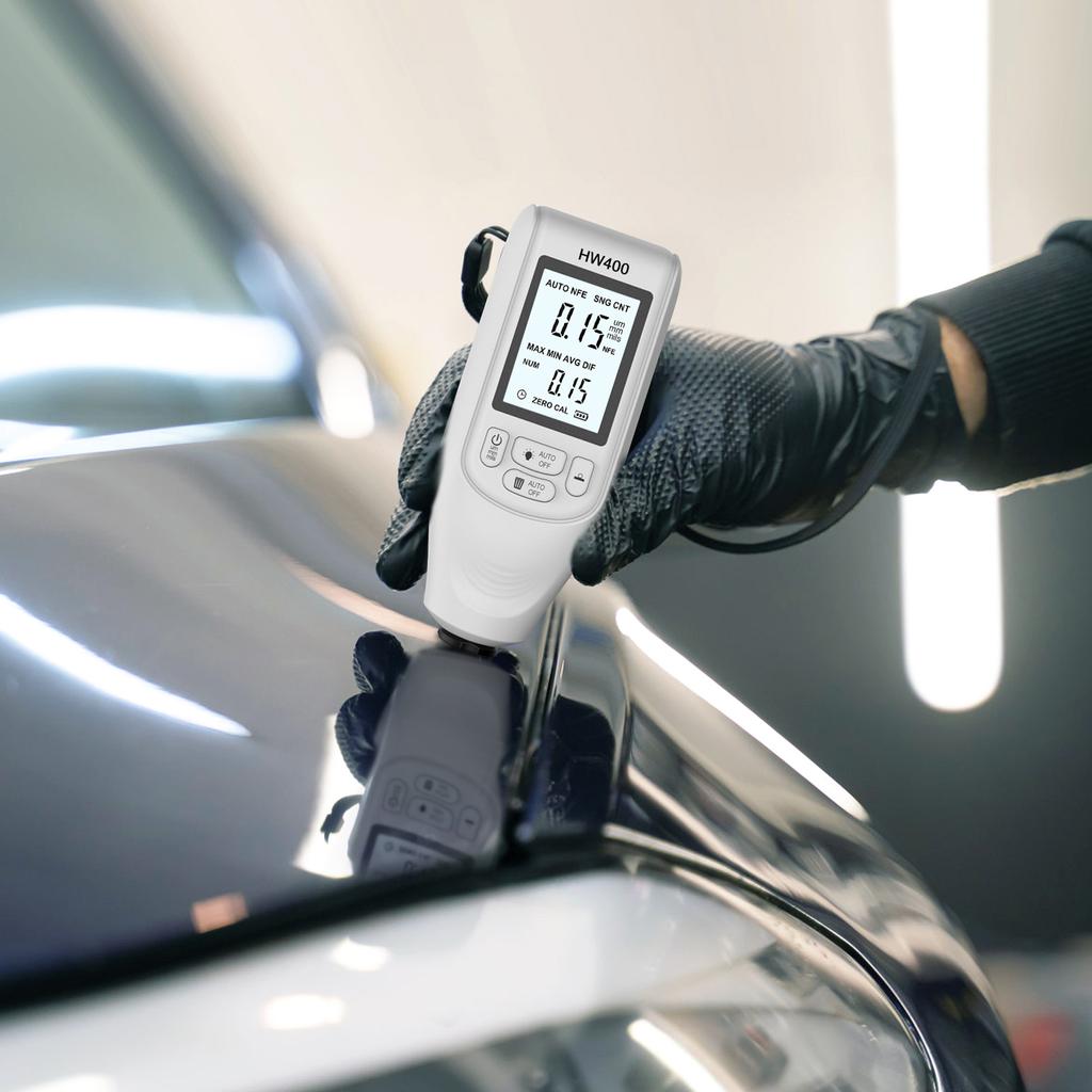 Lackschichtdickenmessgerät 0-2000um 3 Einheiten FE NFE Automatische Erkennung Digitales Schichtdickenmessgerät