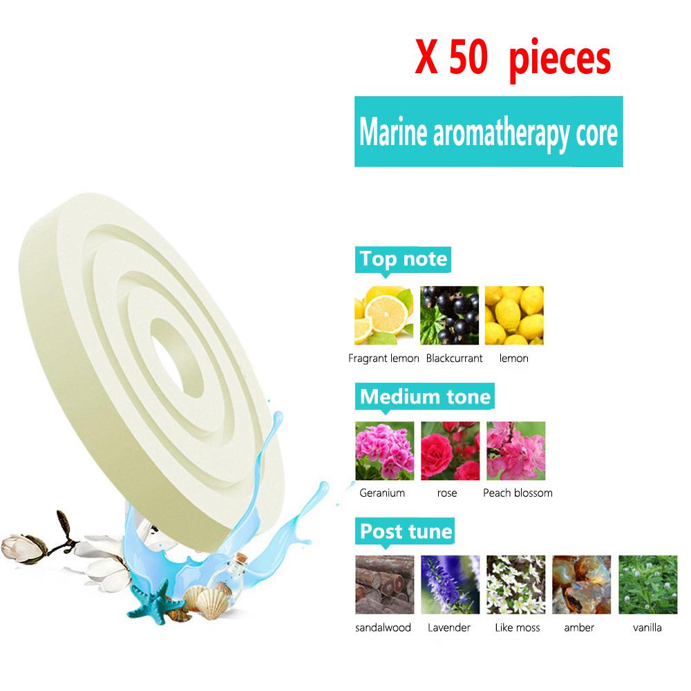 1-50 PCS Solar Car Air Freshener Air Outlet Clips Replacement PE Auto Perfume Slice Fragrance Purifier Supplement