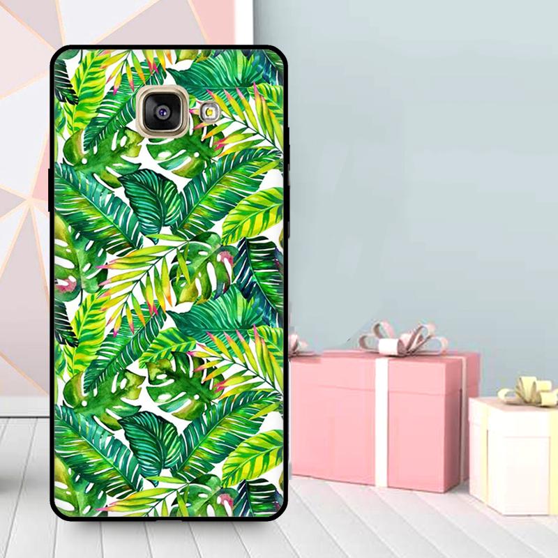 Tropical Aloha Hibiscus Pattern Case For Samsung Galaxy A3 A5 2016 2017 A6 A7 A8 A9 2018 J1 J3 J4 J5 J6 Plus J7 J8 Cover