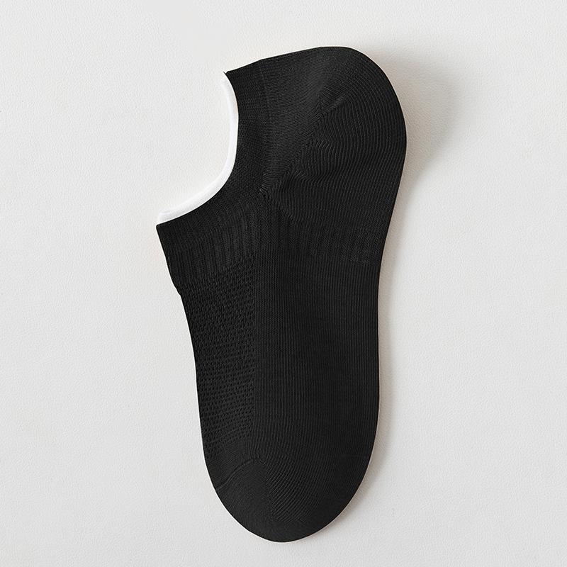 Women's Spring and Summer Pure Cotton Socks, Women's Thin All-cotton Mesh Socks, Loose Summer Short Socks, Invisible Socks
