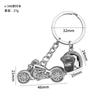Creative Moto 3D Simulation Keyring Pendant Motorcycle Hobby Metal Stainless Steel Keychain Backpack Pendant Key Ring Chain Gift