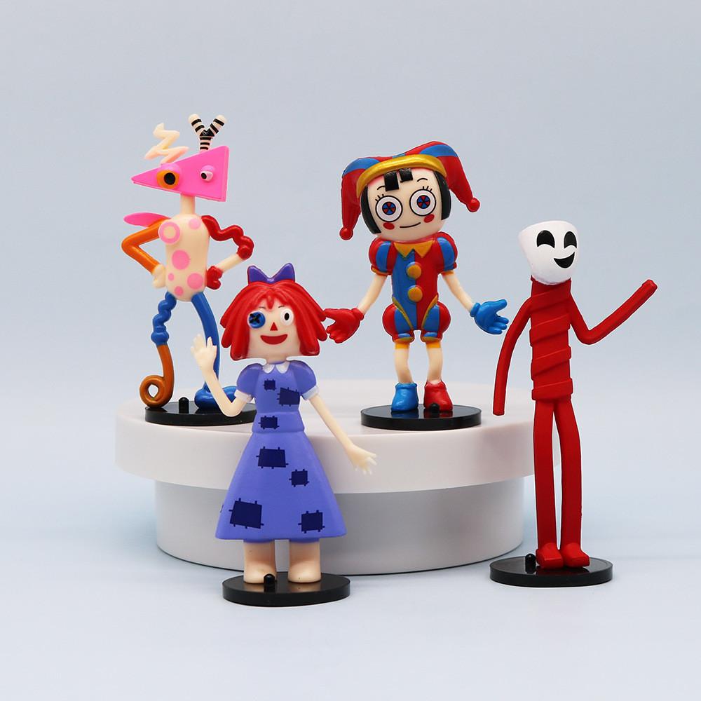 Magical Circus Pvc Figure Set Rabbit Clown Cartoon Cake Decoration 8 Characters 11cm