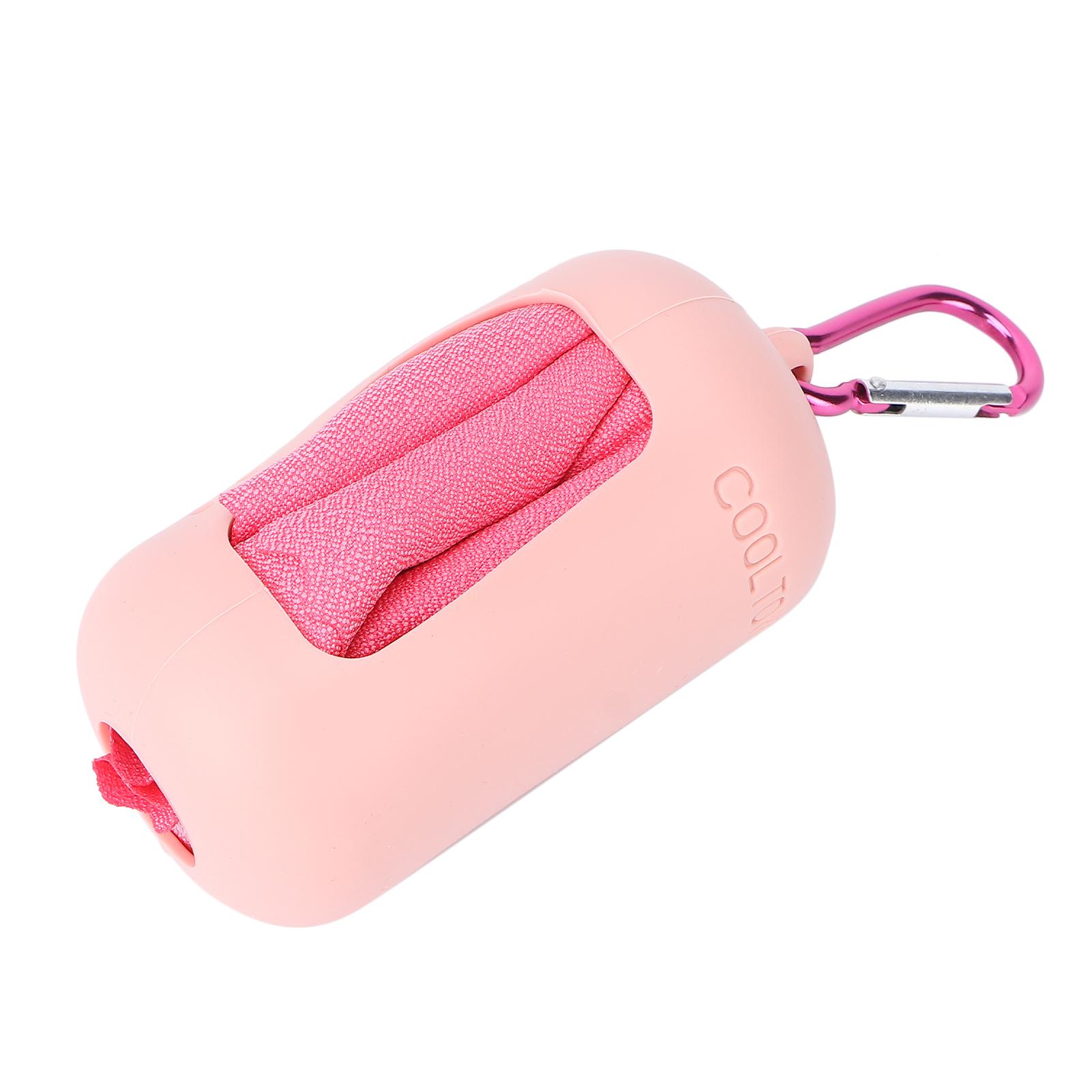 

Портативное охлаждающее полотенце, мягкое дышащее полотенце из микрофибры, многофункциональные спортивные аксессуары, розовый розовый