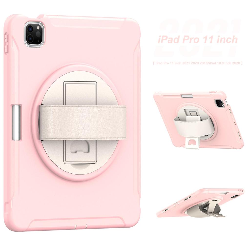 iPad Air5 (2022) Protective Case with 360° Rotating Stand for Hands-Free Use