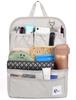 Lelotte Vertical for Backpacks and Tote 12 with Bottom Unisex Bag-in-Bag Bags, Large, Pockets, Panel, Slim, Lightweight, (Gray)