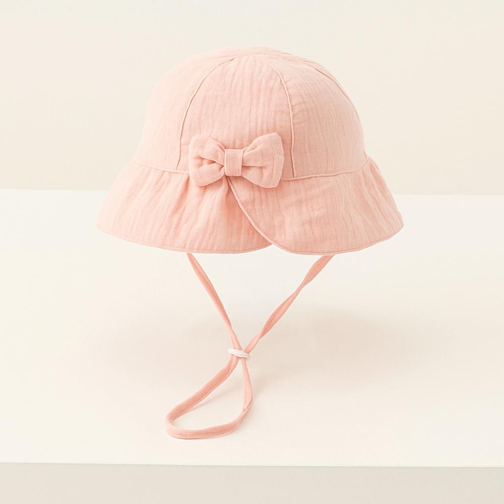 Sweet Cotton Toddle Bucket Hat Bowknot Love Heart Baby Sunhat Wide Brim Sunscreen Infant Fisherman Hat Girls