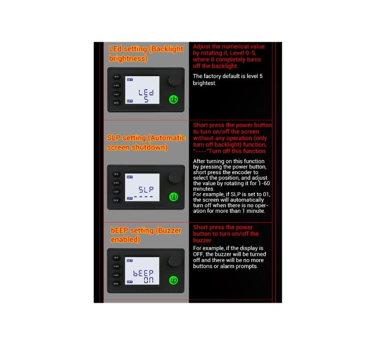 0.5-36V Power Voltage Regulator Converter Constant Current Voltage