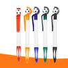 5Pieces Football Ballpoint Pens Retractable Ballpoint Pen Write Smoothly Bullet Tip Refillable for Office Signing Pen
