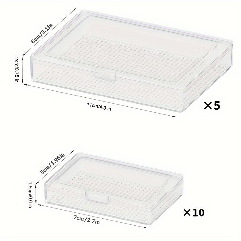 15Pcs Diamond Painting Tool New Storage Box, Diamond Tray with Lid, DIY Packaging, Diamond Round Diamond Flipping Box Set