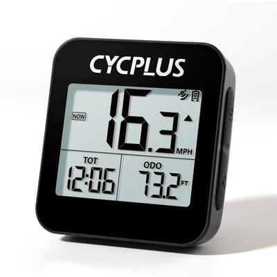 Ciclocomputador GPS Sem Fio CYCPLUS G1 com Odômetro e Velocímetro à Prova d'Água,