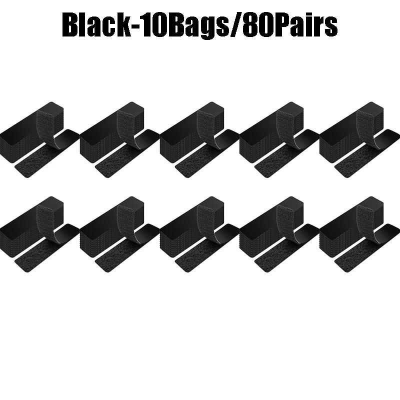 Reusable Hook and Loop Adhesive Strips 15LB Heavy Duty Double Sided Tape Damage Free Wall Hanging for Decorations Tools Storage