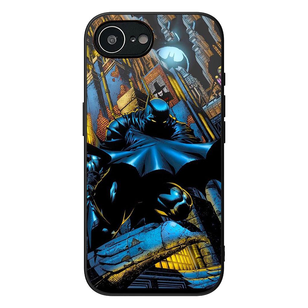 Batman Bruce Wayne DC Comics Bat Man Phone Cover for Apple iPhone 17 16 14 15 Pro Max Plus 15+ 16E XR ProMax Air 16+ Soft Case